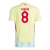 Original Fußballtrikot Spanien Fabian Ruiz 8 Auswärtstrikot EURO 2024 Für Herren